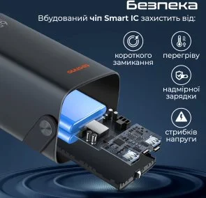 Фото: Батарея універсальна Techno PowerBank-80 80000 mAh 65W Black (6959144011783) № 10 | KTC