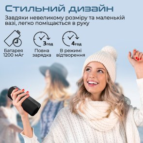 Бездротова акустична система Promate capsule-2.black