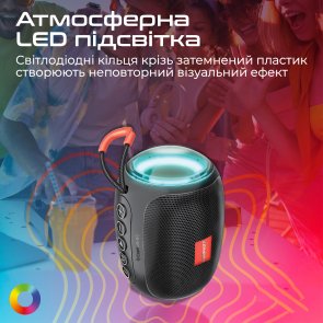 Бездротова акустична система Promate capsule-3.black