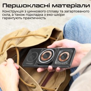 Бездротова зарядна станція Promate auraslate-trio