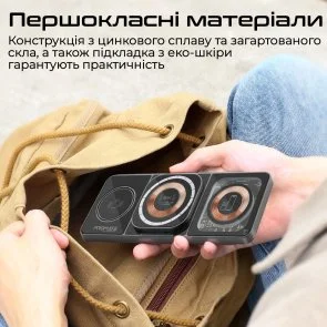 Фото: Бездротова зарядна станція Promate AuraSlate-Trio Black (6959144065984) № 9 | KTC