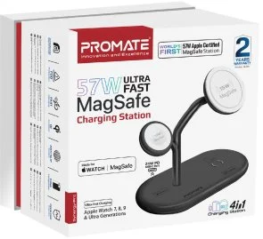 Фото: Бездротова зарядна станція Promate Synergy-Pro Black (6959144065632) № 2 | KTC