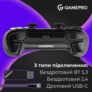 Фото: Геймпад GamePro GPS20B Wireless Black № 6 | KTC