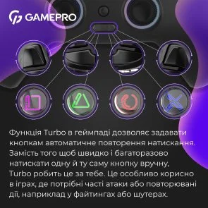 Фото: Геймпад GamePro GPS20B Wireless Black № 12 | KTC