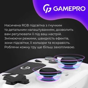 Фото: Геймпад GamePro GPS20W Wireless White № 17 | KTC