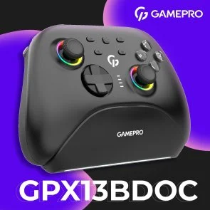Фото: Геймпад GamePro GPX13BDOC Wireless Black № 4 | KTC