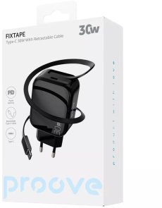 Зарядний пристрій Proove Fixtape GaN Type-C 30W Black (WCFP30010201)