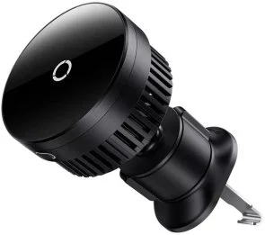 Фото: Кріплення для мобільного телефону Baseus MagPro Series Magnetic Qi2 15W Black (C40164100121-01) № 2 | KTC