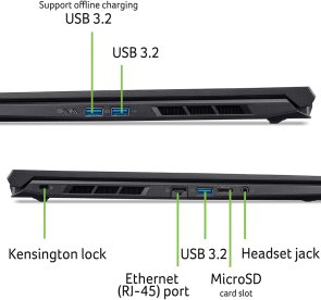  Ноутбук Acer Nitro V 16 ANV16-72-95NP NH.QZREU.008 Black