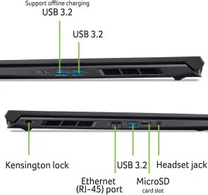  Ноутбук Acer Nitro V 16 ANV16-72-95NP NH.QZREU.008 Black