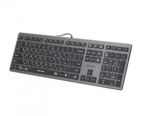 Фото: Клавіатура A4tech FX60 Fstyler White backlit Grey (FX60 USB (Grey) White backlit) № 2 | KTC