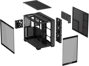 Фото: Корпус ASUS A32 Plus Black with window (90DC00S0-B19000) № 13 | KTC