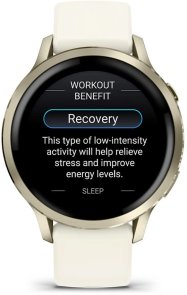 Смарт годинник Garmin Venu 4 - 41 mm Lunar Gold with Bone Silicone Band (010-03013-00)