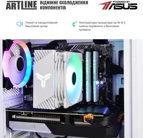 Фото: Персональний комп'ютер ARTLINE Gaming X46WHITE (X46Whitev41) - AMD Ryzen 5 5600X / 32 ГБ DDR4 / PCI-E SSD 1 ТБ / AMD / Radeon RX 9060 XT, 8 ГБ / AMD B550 / 600 Вт № 10 | KTC