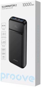 Батарея універсальна Proove Illuminator 2 10000mAh 22.5W Black (PBIP10212201)