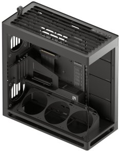 Корпус HAVN HS 420 VGPU Black with window (HVN-CA-HS420-08)