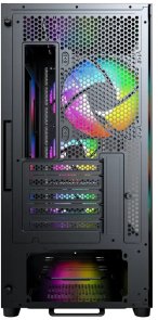 Корпус Montech X5M Black with window