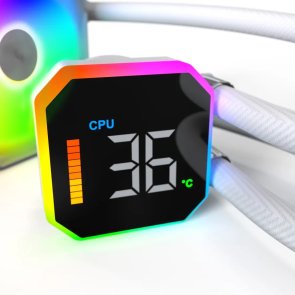 Система рідинного охолодження Montech Hyperflow Digital 360 White (HYPERFLOW DIGITAL 360 (W))