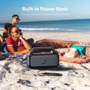 Фото: Портативна колонка Anker SoundCore Boom 2 Black (A3138011) № 12 | KTC