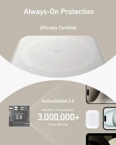 Фото: Батарея універсальна Anker MagGo 10000mAh 27W Qi2 15W White (A1654G21) № 8 | KTC