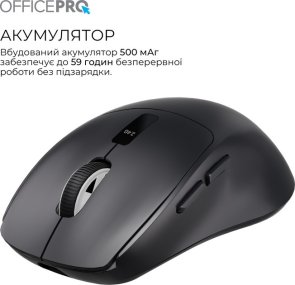 Миша OfficePro M398B Wireless Black