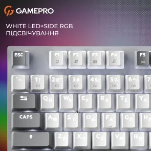 Фото: Клавіатура GamePro Genesis Metallic MK144G Red Switches USB Grey № 5 | KTC