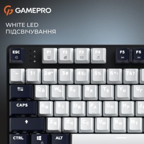 Клавіатура, GamePro Genesis Metallic MK110B Red Switches USB ( Gaming )