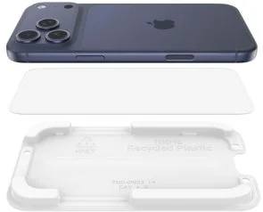 Фото: Захисне скло Belkin for Apple iPhone 17 Pro Max - Screen Protector 1Pack (OVA239HQ) № 3 | KTC