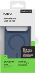 Чохол Belkin for Apple iPhone 17 Pro Max - Magnetic Protective Grip Navy (MSA036HQNY)