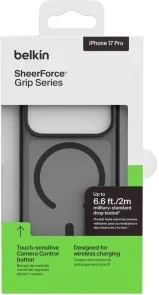 Фото: Чохол Belkin for Apple iPhone 17 Pro - Magnetic Protective Grip Black (MSA035HQBK) № 16 | KTC