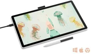 Фото: Графічний монітор Wacom One 14 (DTC141W0) № 3 | KTC