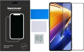 Фото: Захисне скло BeCover for Poco F4 - Black (709274) № 2 | KTC
