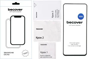 Фото: Захисне скло BeCover 10D for Tecno Camon 30 CL6 - Black (711816) № 2 | KTC