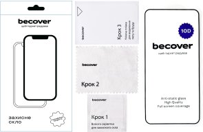 Захисне скло BeCover 10D for Xiaomi Redmi 15 - Black (713906)