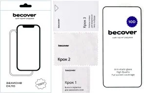 Фото: Захисне скло BeCover 10D for Xiaomi Redmi 15 - Black (713906) № 3 | KTC