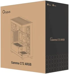 Фото: Корпус Ocypus Gamma C72 ARGB Black with window (GAMMA-C72-BKD400XX-GL) № 10 | KTC