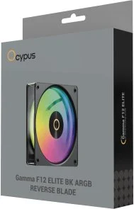 Фото: Кулер Ocypus Gamma F12 Elite ARGB Reverse Blade Black (GAMMA-F12-BK1AM01E-GL) № 8 | KTC