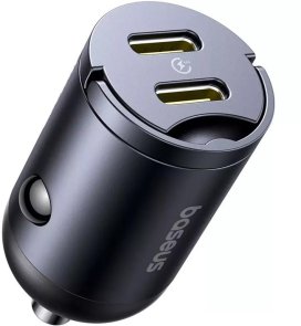 Автомобільний зарядний пристрій Baseus Tiny Star Mini 30W Gray (C00035001121-03)