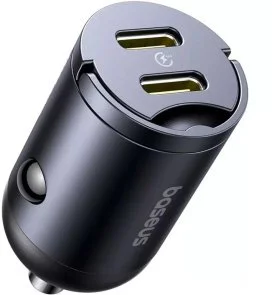 Фото: Автомобільний зарядний пристрій Baseus Tiny Star Mini 30W Gray (C00035001121-03) № 2 | KTC