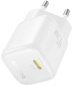 Зарядний пристрій Baseus PicoGo GaN 45W White (P10176800213-00)