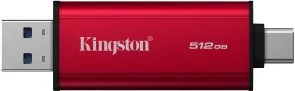 Фото: Зовнішній SSD-накопичувач Kingston Dual Portable 512GB Red (SPSD/512GB) № 3 | KTC