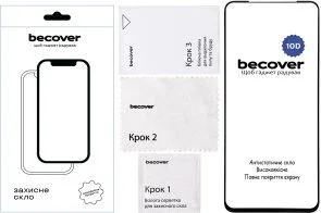 Фото: Захисне скло BeCover 10D for Nubia V70 Design - Black (713556) № 4 | KTC