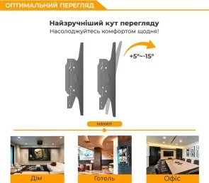 Фото: Кронштейн BRATECK KL36-22T Black № 4 | KTC