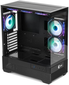 Корпус QUBE Fort ARGB Black with window (FORT_GBNU3)