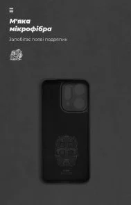 Фото: Чохол ArmorStandart for OPPO Reno14 5G - ICON Camera cover Black (ARM87155) № 4 | KTC