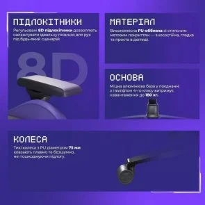 Фото: Крісло Proove Gaming Major Black (GCMJ0001001) № 15 | KTC