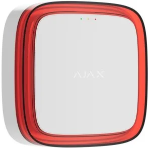 Фото: Бездротовий адресний пожежний оповіщувач світловий Ajax EN54 FireProtect (VAD) Jeweller White № 2 | KTC