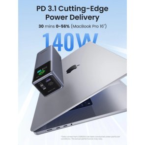 Батарея універсальна UGREEN PB722 25000mAh 200W Gray (35525B)