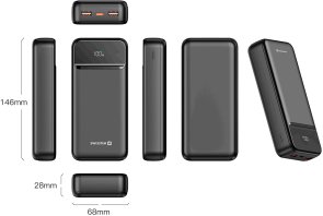 Батарея універсальна SWISSTEN LINE II 20000mAh 22.5W Black (8595217490628)