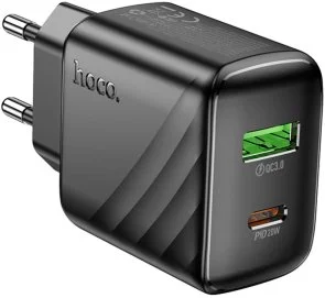 Фото: Зарядний пристрій Hoco CS25A Rico PD QC3.0 20W Black (6942007639781) № 4 | KTC